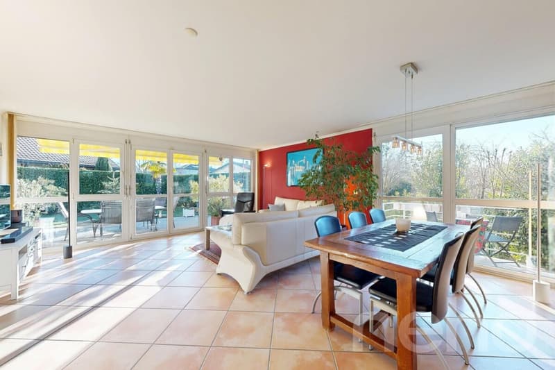 Villa familiale avec jardin arboré et jacuzzi à Founex (2)