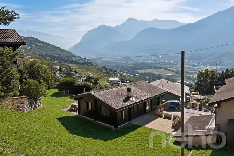 Un charmant chalet avec une vue imprenable plein sud (1)