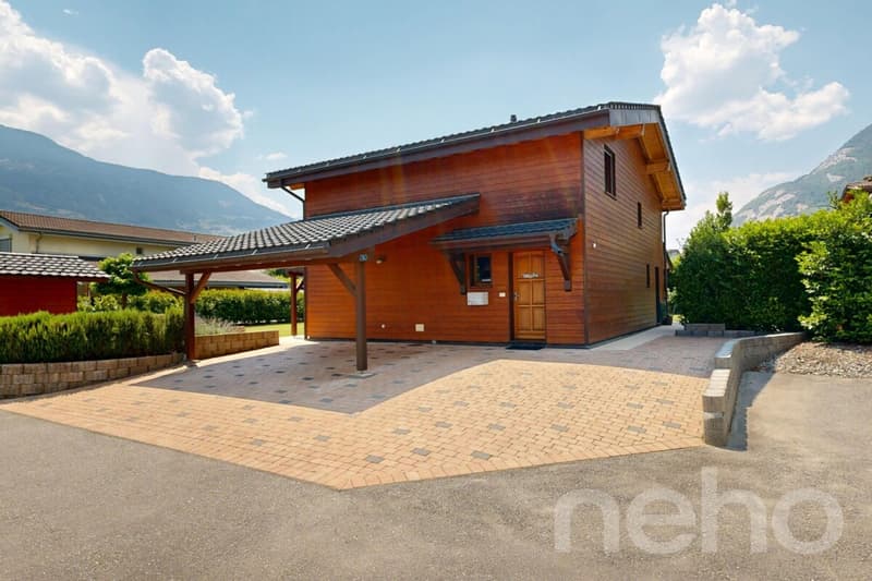 Maison 6.5 avec grande parcelle, jardin et chauffage solaire. (2)
