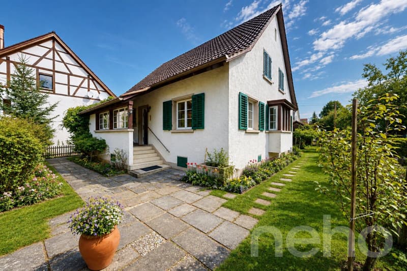 4.5-Zi-Einfamilienhaus mit grossem Grundstück in Hallau (1)
