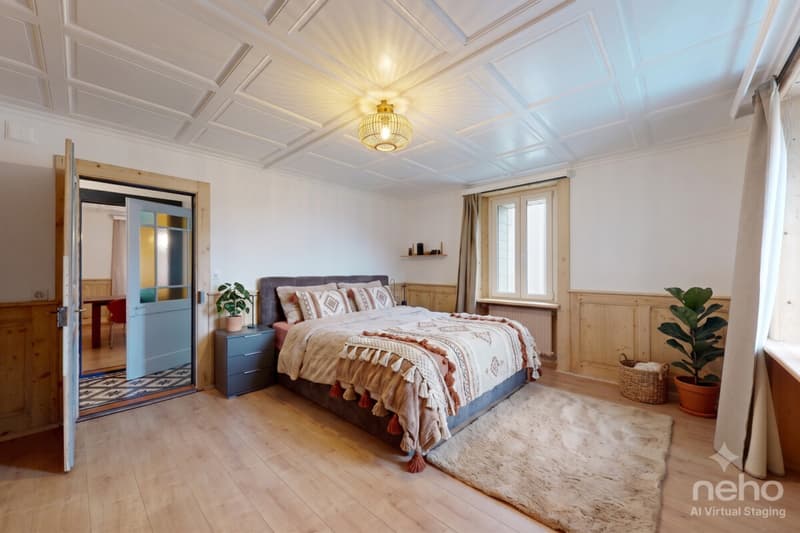 Martigny-Combe : Grande maison villageoise de 2 appartements avec vue (8)