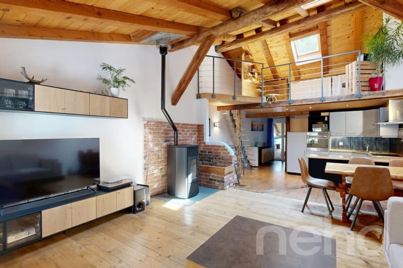 Maison villageoise à Martigny-Bourg ? duplex + studio (2)