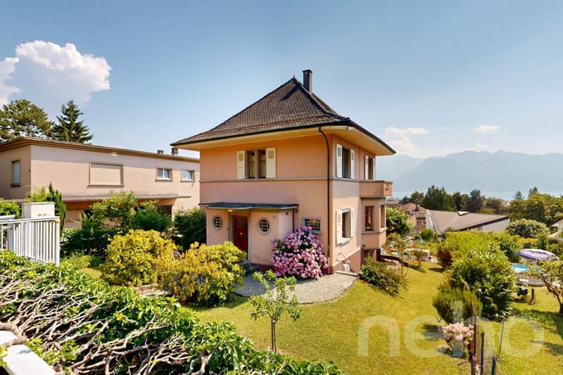 Vevey | Villa Art Déco avec jardin et vue Alpes (3)