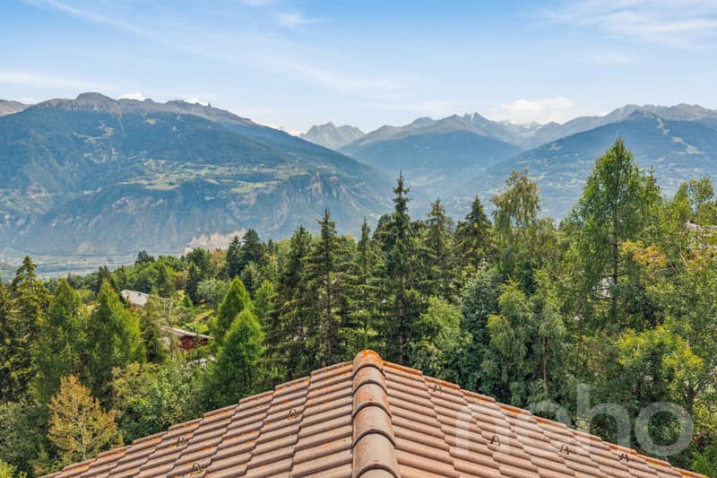 Charmant Chalet avec grand terrain et vue dégagée à Arbaz (5)