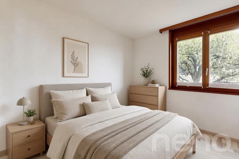 Duplex de charme avec vue imprenable sur le lac et les Alpes (9)