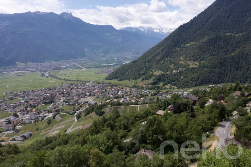 Superbe parcelle à Chamoson (1)