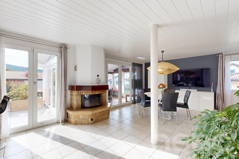 Maison 5.5 pcs lumineuse avec jardin, idéal famille (4)