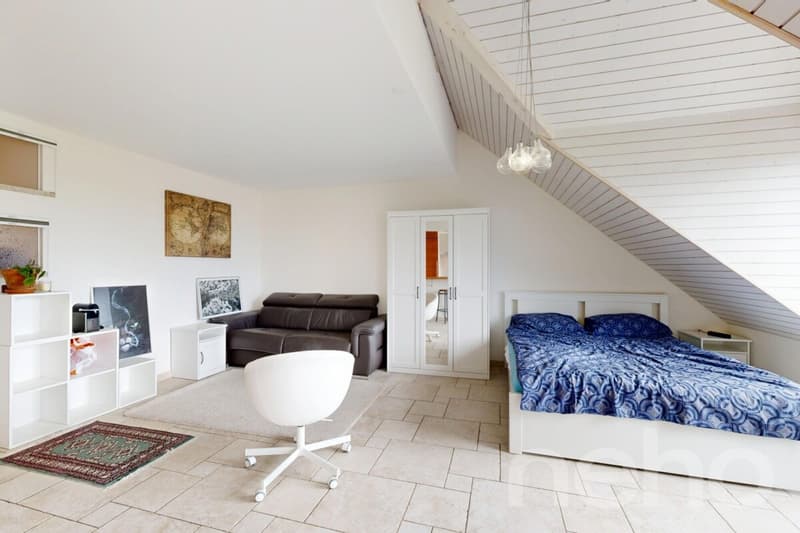 Attique duplex 5,5 pièces à vendre à Crissier ? 121 m², lumineux, vue (2)