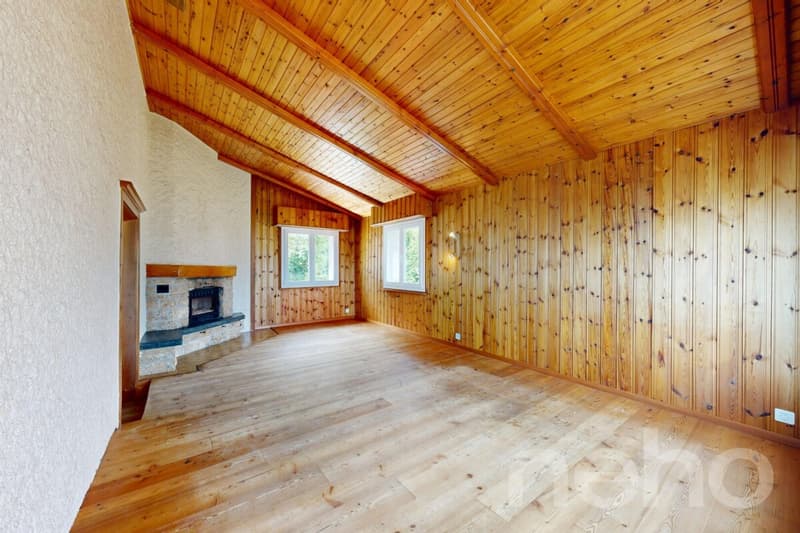 Maison rénovée avec grand jardin et vue sur les montagnes à Saxon (3)