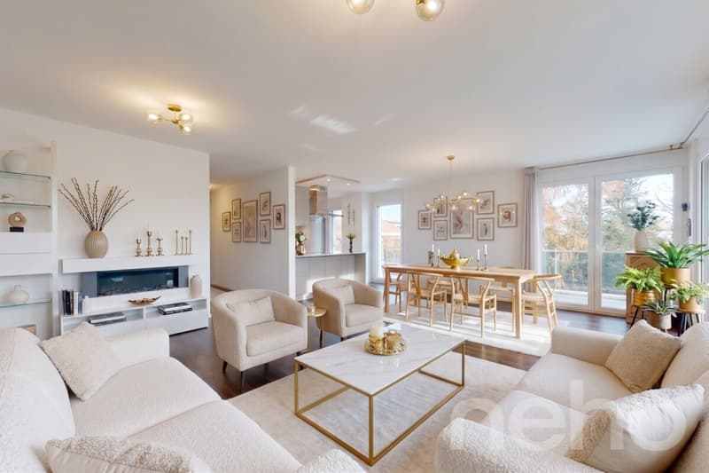 Superbe maison mitoyenne de 5.5 pcs au calme absolu au Mont/Lausanne (2)