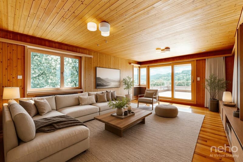 6.5 Zimmer Terrassenwohnung mit 189 m² Aussenfläche und Weitsicht (12)
