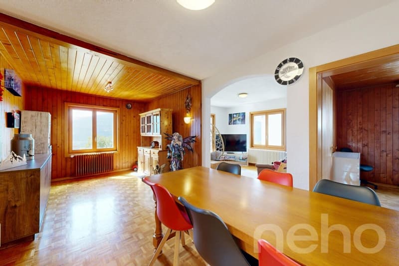 Duplex de 6.5 pièces avec balcon, garages à Savièse (2)