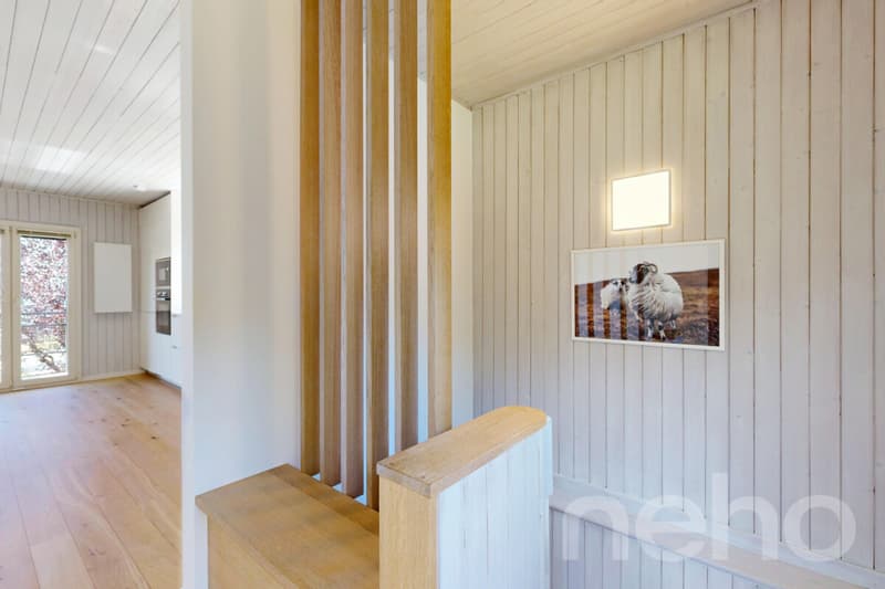 Chalet entièrement rénové à Arzier ? calme absolu, vue panoramique (9)