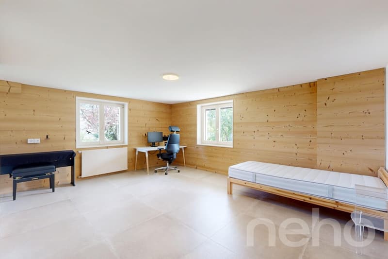 Chalet entièrement rénové à Arzier ? calme absolu, vue panoramique (10)