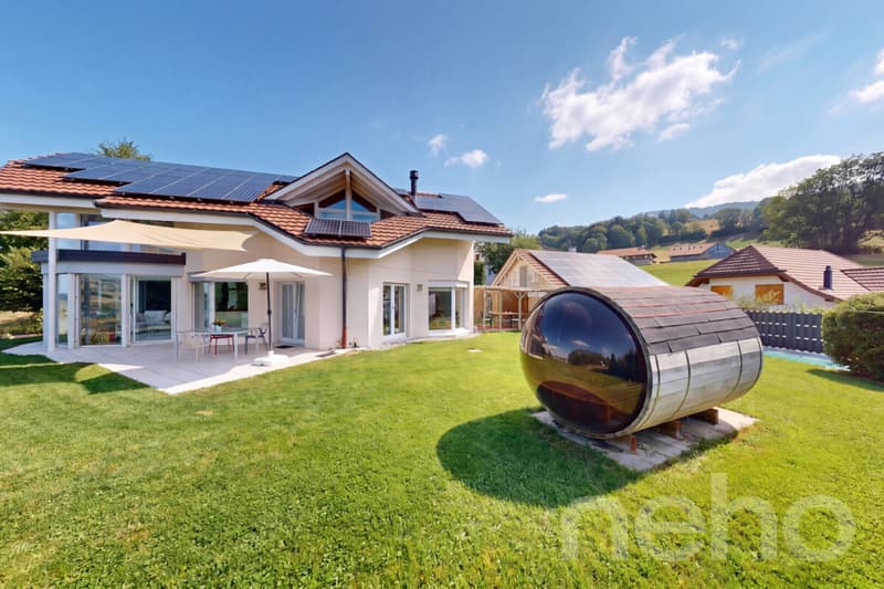 Villa d'exception avec une vue imprenable sur le lac de la Gruyère (1)