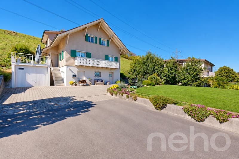 Charmantes Einfamilienhaus mit viel Platz und Weitsicht (1)