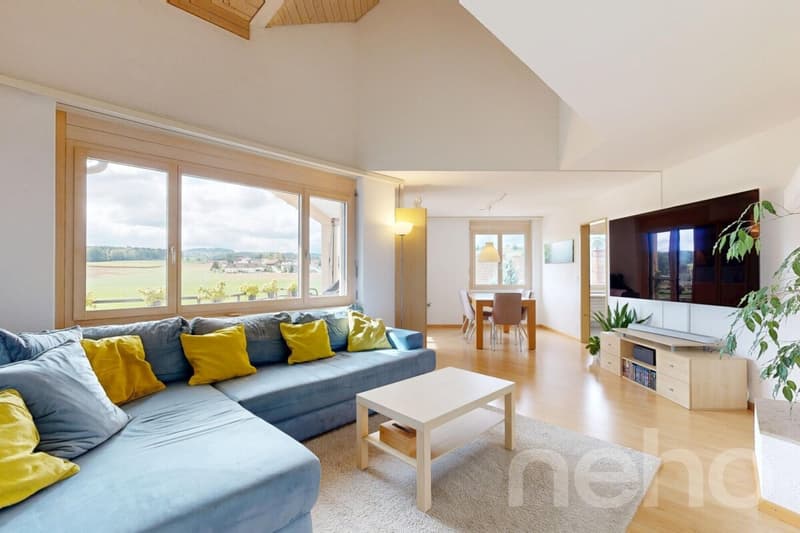 Schöne 6,5-Zimmer-Maisonette-Dachwohnung mit Terrassen und Aussicht (1)