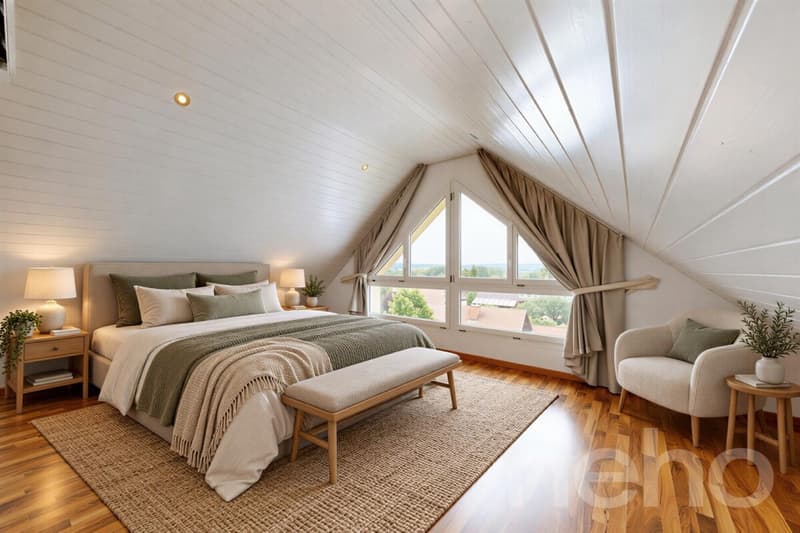 Wohnen auf zwei Ebenen - Stilvolle 4.5 Zimmer-Maisonettewohnung (4)