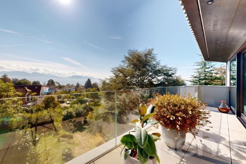 Magnifique appartement en attique au calme absolu à Chailly (1)