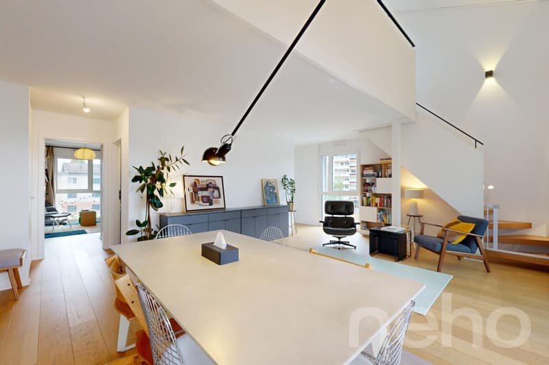 DUPLEX CONTEMPORAIN LUMINEUX, M1 ET EPFL À QUELQUES PAS (3)