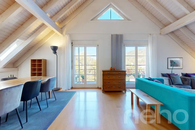 Lichtdurchflutete 5.5-Zimmer-Maisonette mit Galerie und Balkon (4)