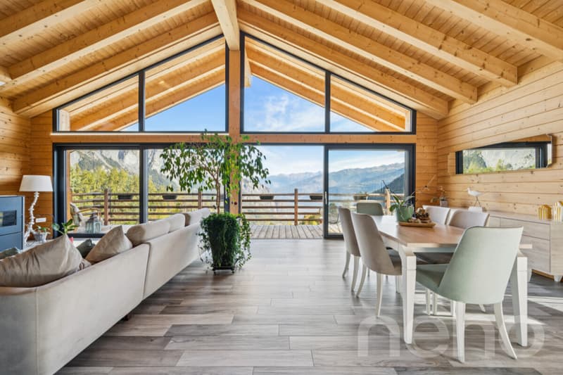 Superbe Chalet avec photovoltaïque 5.5 aux Mayens-de-Chamoson (11)