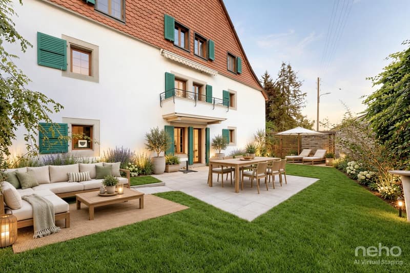 APPARTEMENT DE 3.5 PIÈCES AVEC JARDIN PRIVATIF À SOTTENS (1)