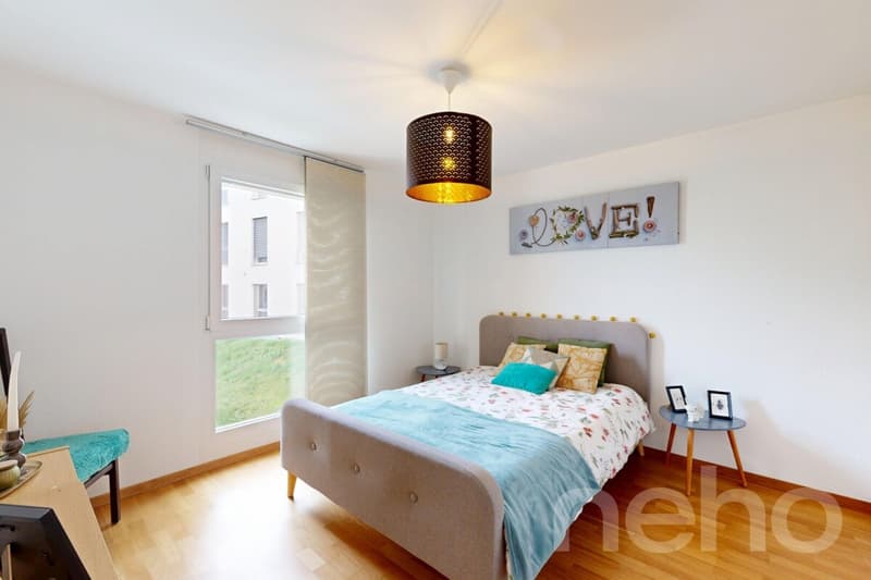 Lumineux 4.5p familial : terrasse 24m² & suite parentale (9)