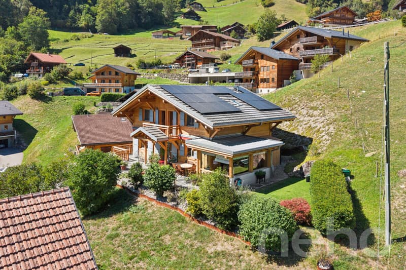 Chalet d'architecte avec appartement indépendant ? vue sur les Dents (1)