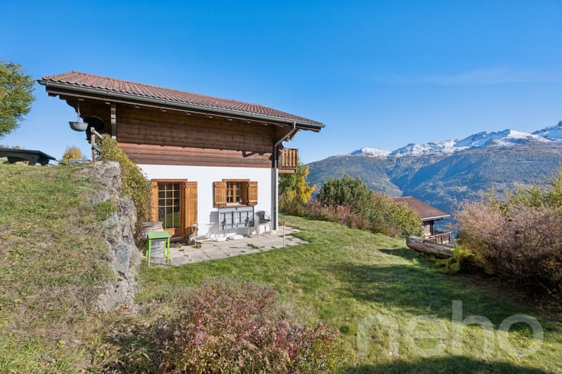 Chalet de montagne en résidence secondaire avec vue idéal pour le ski (11)