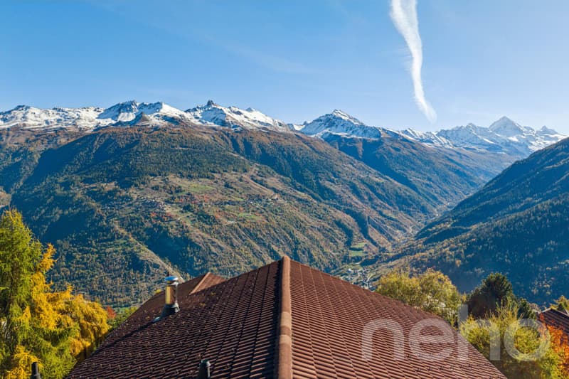 Chalet de montagne en résidence secondaire avec vue idéal pour le ski (8)