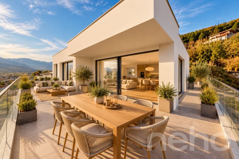 Attique de 4,5 pièces avec grande terrasse de 70 m² et vue panoramique (5)