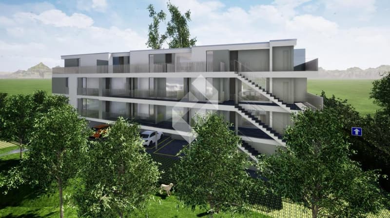 Appartement 4.5 dans Immeuble moderne et design avec grande terrasse (2)