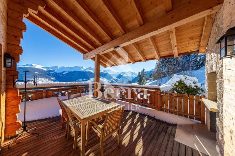 Magnifique chalet de haut standing avec vue panoramique sur les Alpes (3)
