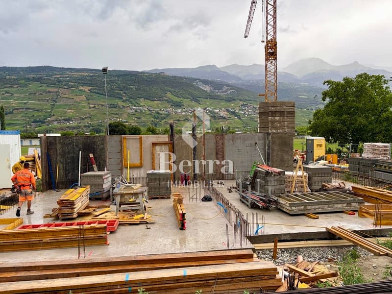 Villas jumelées de 5.5 pcs à Chalais (1)