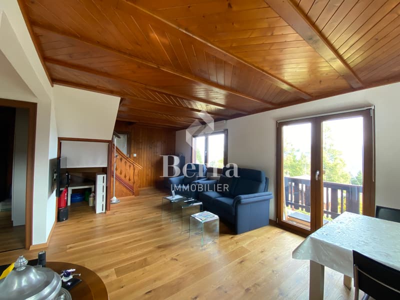 Superbe chalet rénové avec studio indépendant et vue panoramique sur le Lac Léman (4)