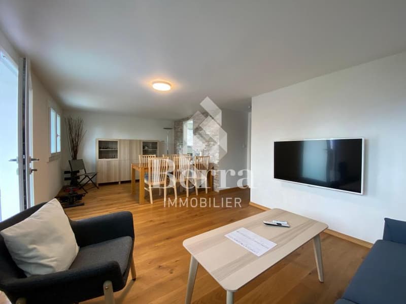 Superbe chalet rénové avec studio indépendant et vue panoramique sur le Lac Léman (7)