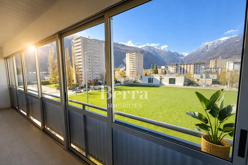 Très bel appartement, proche gare et dégagé sur la Forclaz (2)