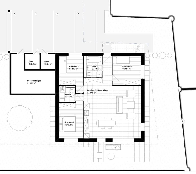Villa A - en angle (5)