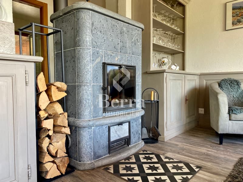 Villa de charme avec vue imprenable et grand terrain à Ravoire, proche de Martigny (12)