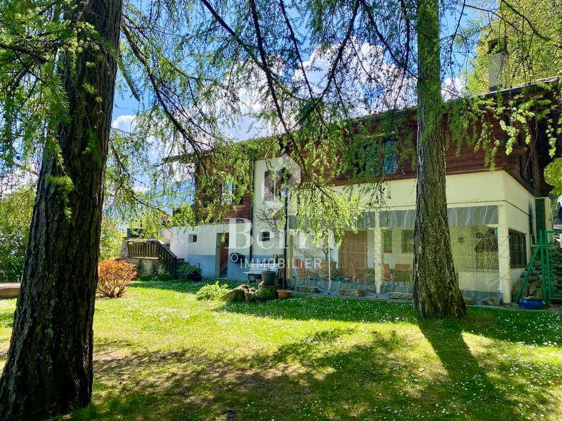 Villa de charme avec vue imprenable et grand terrain à Ravoire, proche de Martigny (8)