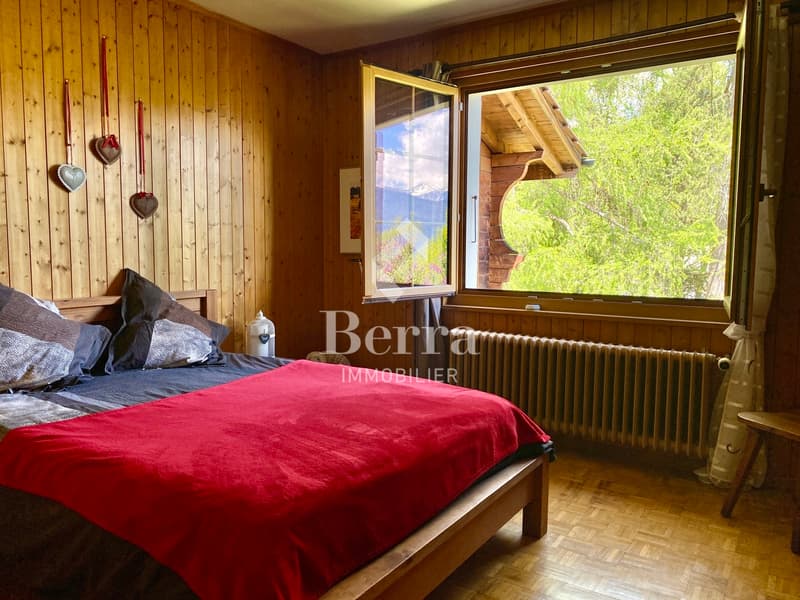 Villa de charme avec vue imprenable et grand terrain à Ravoire, proche de Martigny (7)