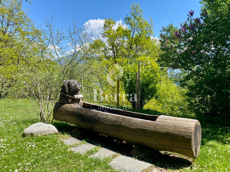 Villa de charme avec vue imprenable et grand terrain à Ravoire, proche de Martigny (4)