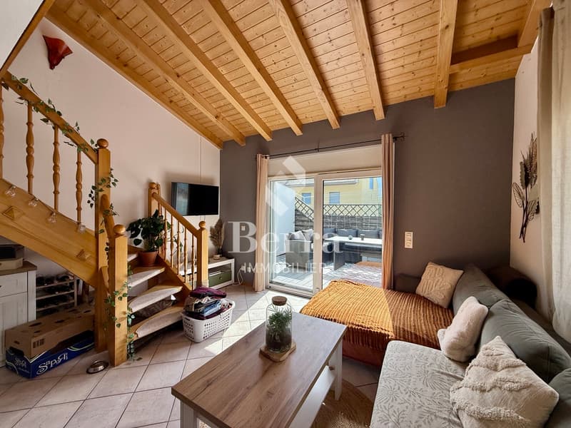 Superbe appartement 2.5p + bureau en attique duplex à Saillon (6)
