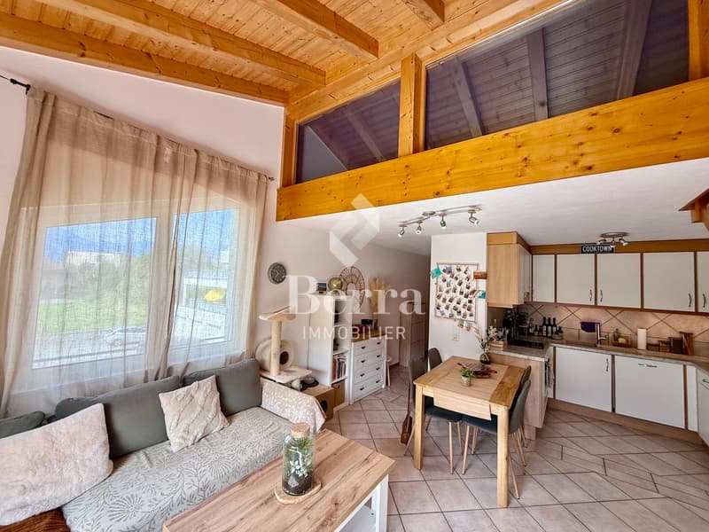 Superbe appartement 2.5p + bureau en attique duplex à Saillon (5)