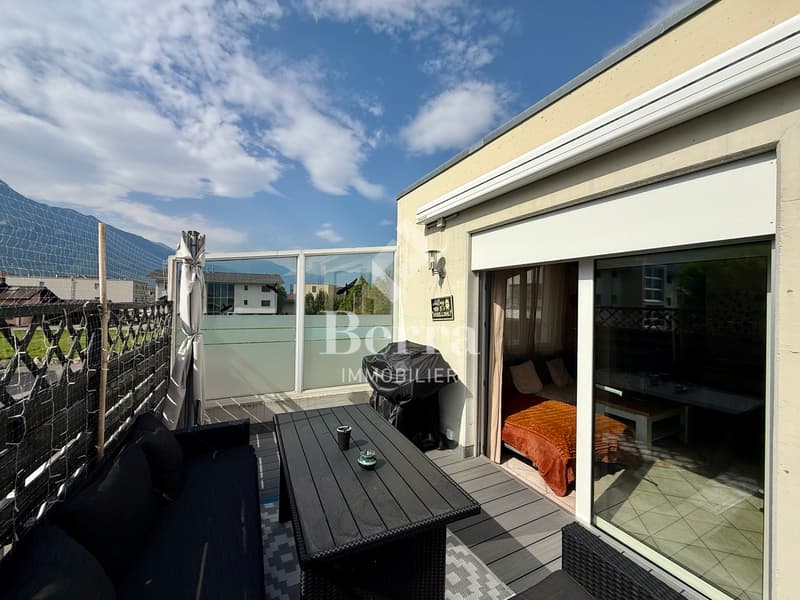 Superbe appartement 2.5p + bureau en attique duplex à Saillon (3)