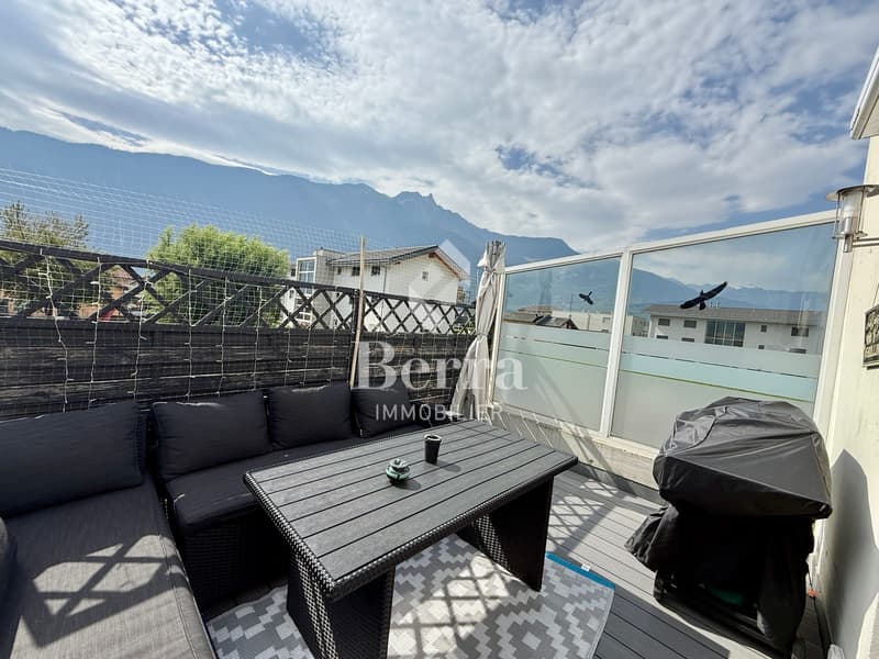 Superbe appartement 2.5p + bureau en attique duplex à Saillon (2)