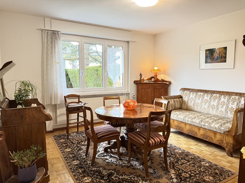 Bel appartement avec terrasse couverte et jardin (5)