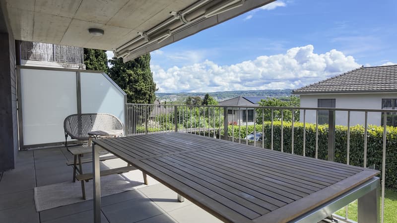 Superbe appartement contemporain avec grand balcon (7)