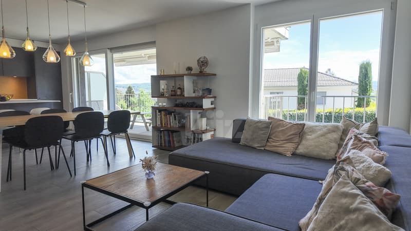 Superbe appartement contemporain avec grand balcon (5)